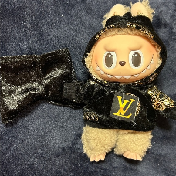 POP MART Other - Charming Black and Gold Stuffed Animal! Outfit only!! No doll!!